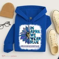 English Language Learner Teacher In April We Wear Blue Gift Hoodie thumb 4