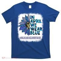 English Language Learner Teacher In April We Wear Blue Gift T-Shirt thumb 0