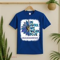 English Language Learner Teacher In April We Wear Blue Gift T-Shirt thumb 2