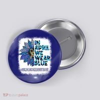 English Language Learner Teacher In April We Wear Blue Gift Button thumb 0