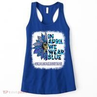 English Language Learner Teacher In April We Wear Blue Gift Women's Tank Top thumb 0