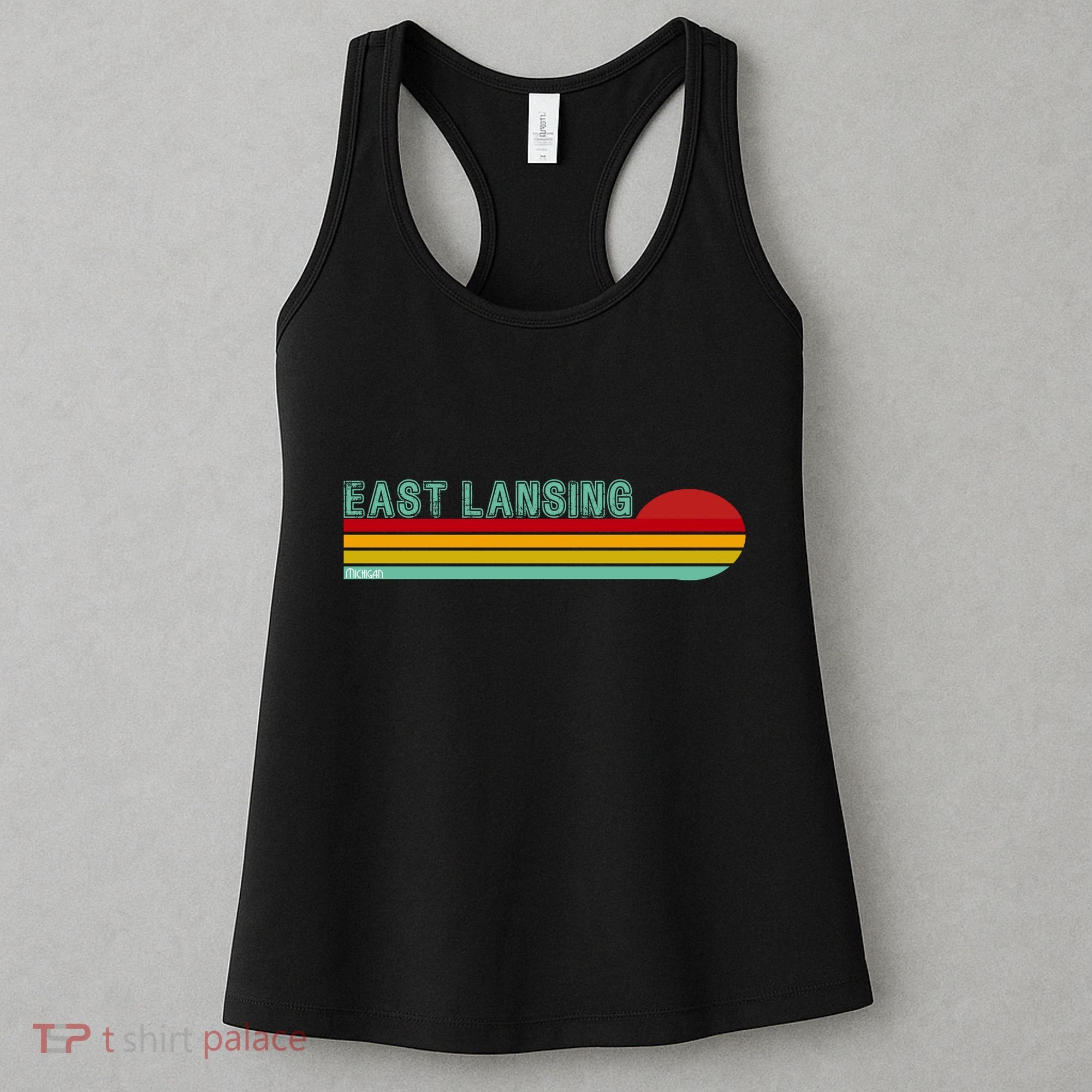 East Lansing Michigan Women's Tank Top