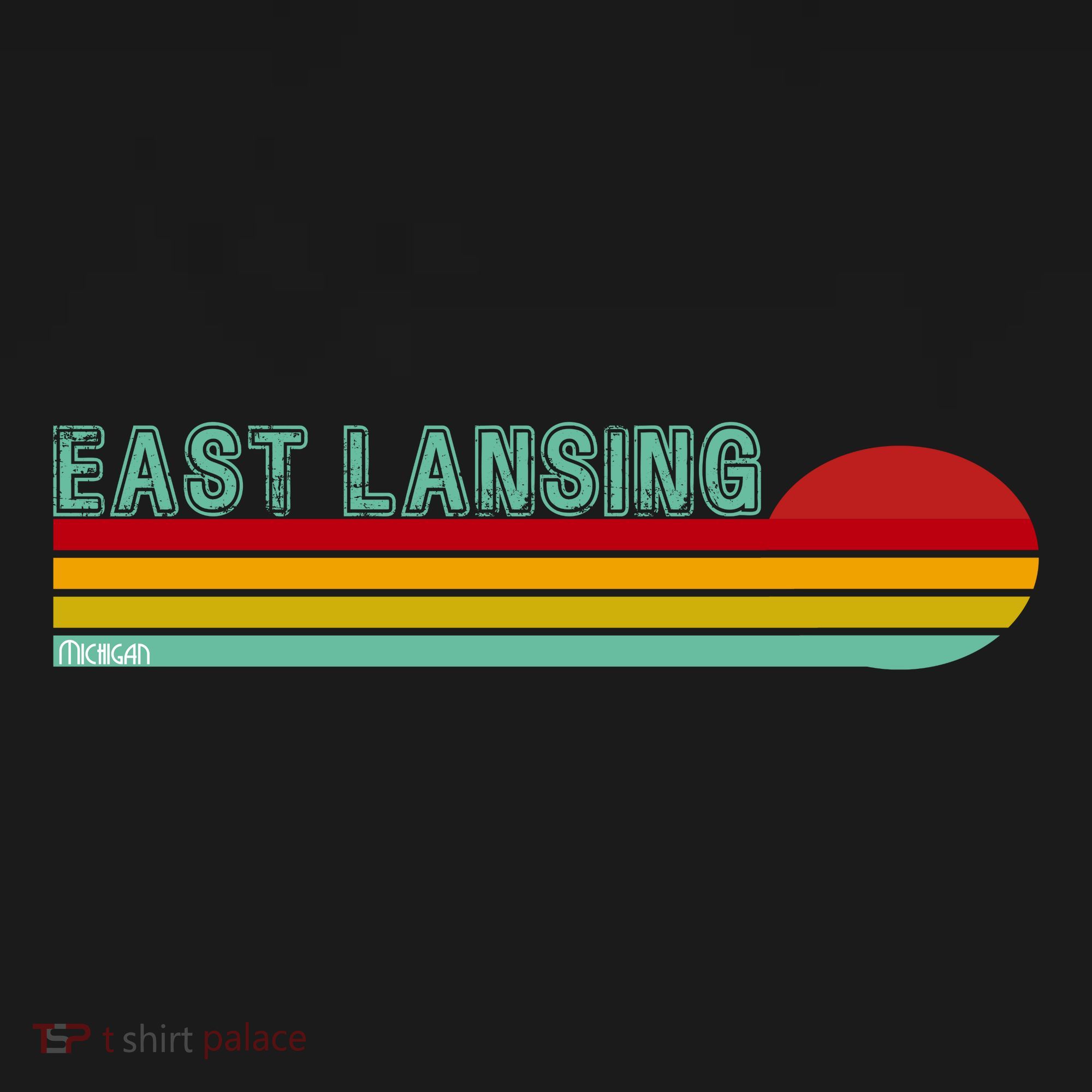 East Lansing Michigan Women's Tank Top