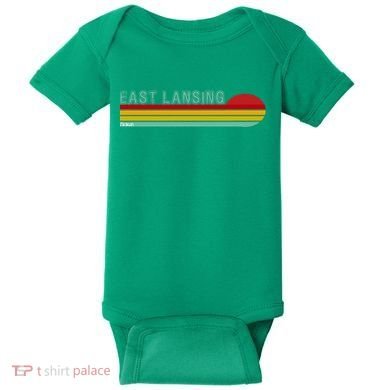East Lansing Michigan Baby Bodysuit