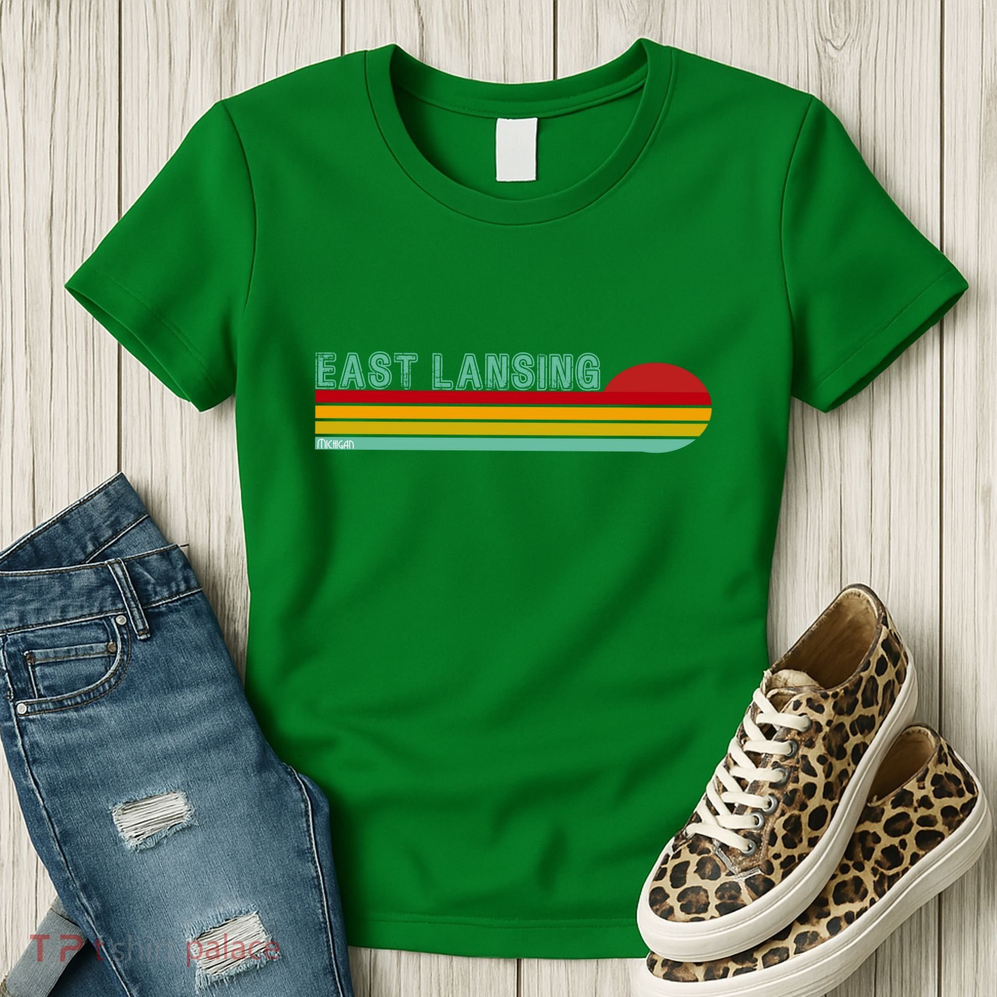 East Lansing Michigan Women's T-Shirt