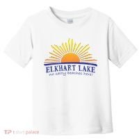 Elkhart Lake NO SALTY BEACHES HERE Sun Beach Wisconsin Toddler T-Shirt thumb 0