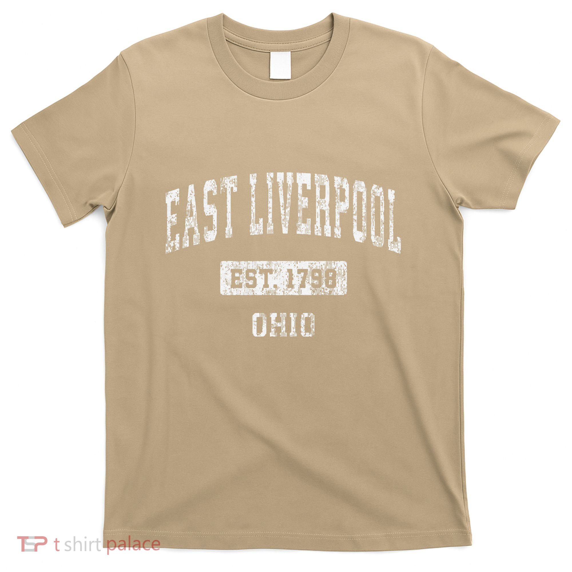 East Liverpool Ohio Oh Vintage Established T-Shirt