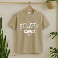 East Liverpool Ohio Oh Vintage Established T-Shirt thumb 2