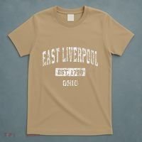 East Liverpool Ohio Oh Vintage Established T-Shirt thumb 5