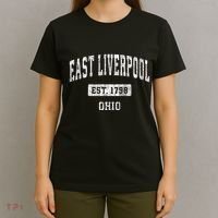 East Liverpool Ohio Oh Vintage Sports Established T-Shirt thumb 4
