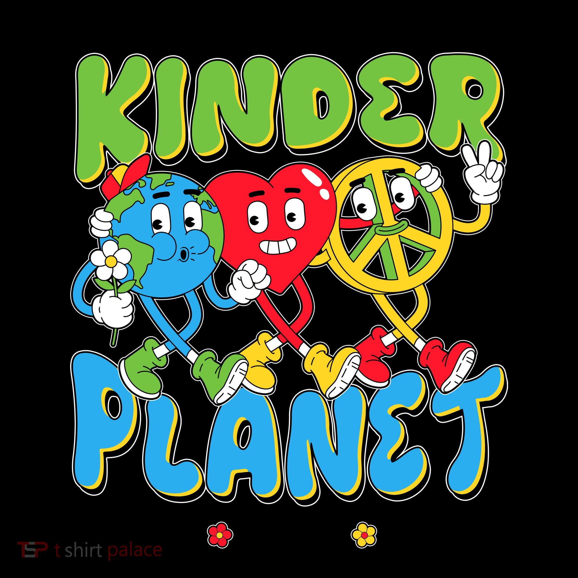 Earth Love Peace Create A Kinder Planet Earth Day Coffee Mug