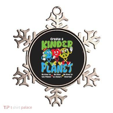 Earth Love Peace Create A Kinder Planet Earth Day Ornament