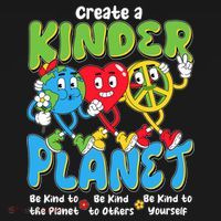 Earth Love Peace Create A Kinder Planet Earth Day Women's Tank Top thumb 5