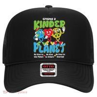 Earth Love Peace Create A Kinder Planet Earth Day Hat thumb 0