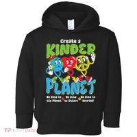 Earth Love Peace Create A Kinder Planet Earth Day Toddler Hoodie thumb 0