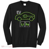 EV Life Periodic Table Of Elements Electric Vehicle Electric Power EV Driver Sweatshirt thumb 0