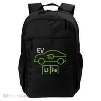 EV Life Periodic Table Of Elements Electric Vehicle Electric Power EV Driver Backpack thumb 0