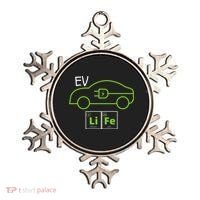 EV Life Periodic Table Of Elements Electric Vehicle Electric Power EV Driver Ornament thumb 0