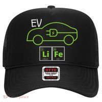 EV Life Periodic Table Of Elements Electric Vehicle Electric Power EV Driver Hat thumb 0