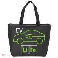 EV Life Periodic Table Of Elements Electric Vehicle Electric Power EV Driver Tote Bag thumb 0