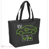 EV Life Periodic Table Of Elements Electric Vehicle Electric Power EV Driver Tote Bag thumb 2