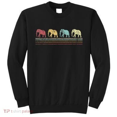 Elephant Lover Retro Elephant animal Sweatshirt