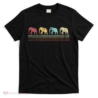 Elephant Lover Retro Elephant animal T-Shirt