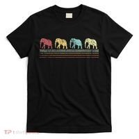 Elephant Lover Retro Elephant animal T-Shirt thumb 0