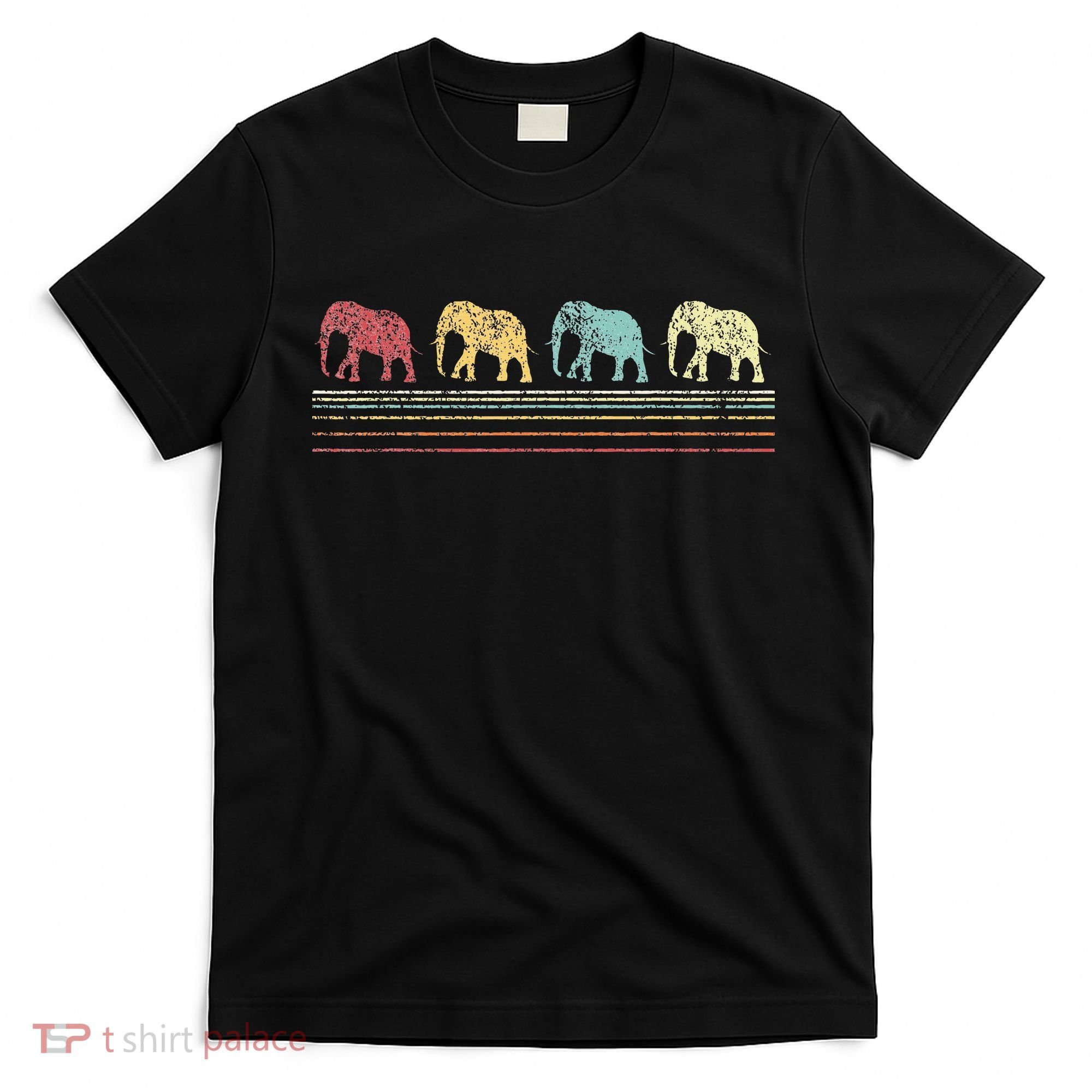 Elephant Lover Retro Elephant animal T-Shirt