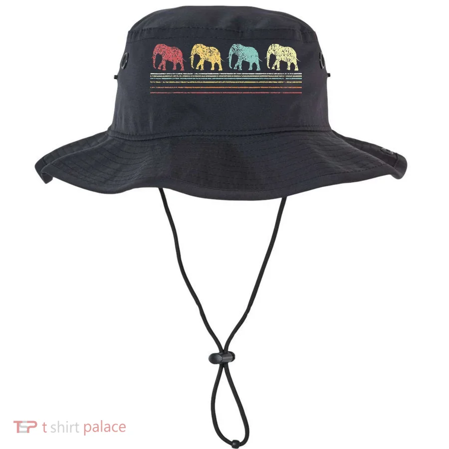 Elephant Lover Retro Elephant animal Bucket Hat