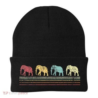 Elephant Lover Retro Elephant animal Beanie