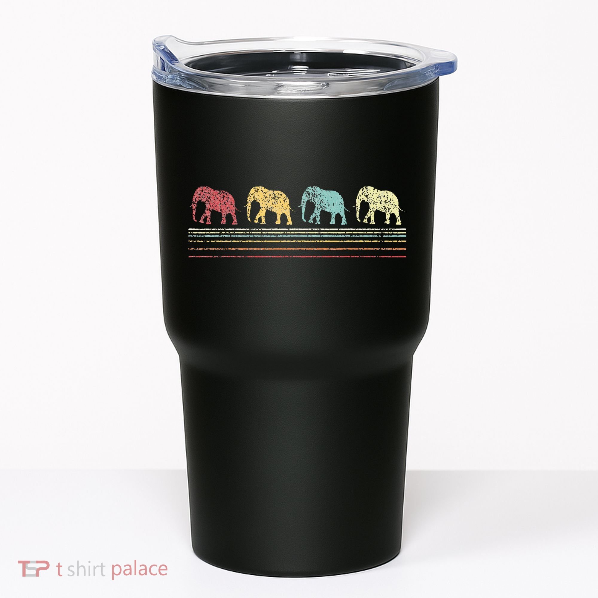 Elephant Lover Retro Elephant animal Tumbler