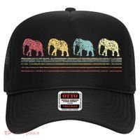Elephant Lover Retro Elephant animal Hat thumb 0