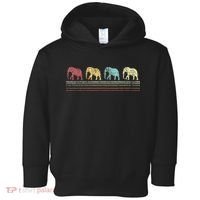 Elephant Lover Retro Elephant animal Toddler Hoodie thumb 0