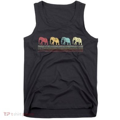 Elephant Lover Retro Elephant animal Tank Top