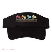 Elephant Lover Retro Elephant animal Visor thumb 0