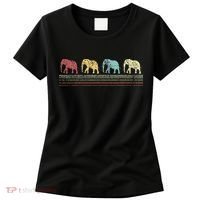 Elephant Lover Retro Elephant animal Women's T-Shirt thumb 0
