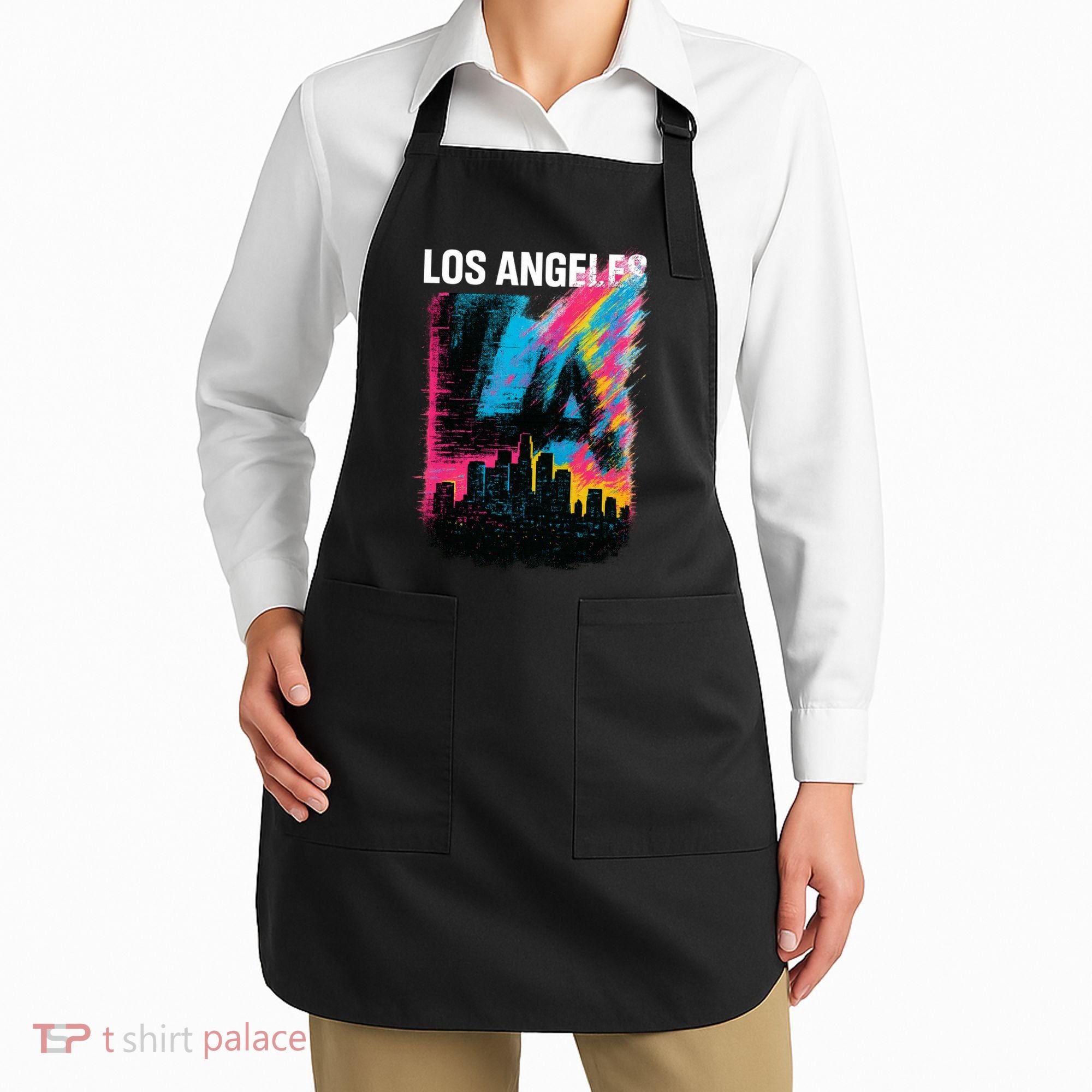 Electric LA Skyline Apron