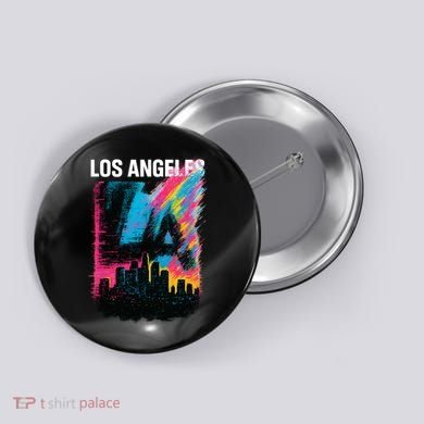 Electric LA Skyline Button