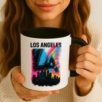 Electric LA Skyline Coffee Mug thumb 3