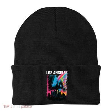 Electric LA Skyline Beanie