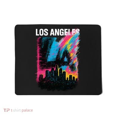 Electric LA Skyline Mousepad