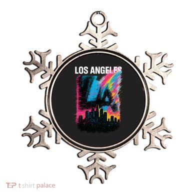 Electric LA Skyline Ornament