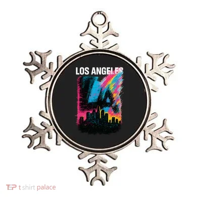 Electric LA Skyline Ornament