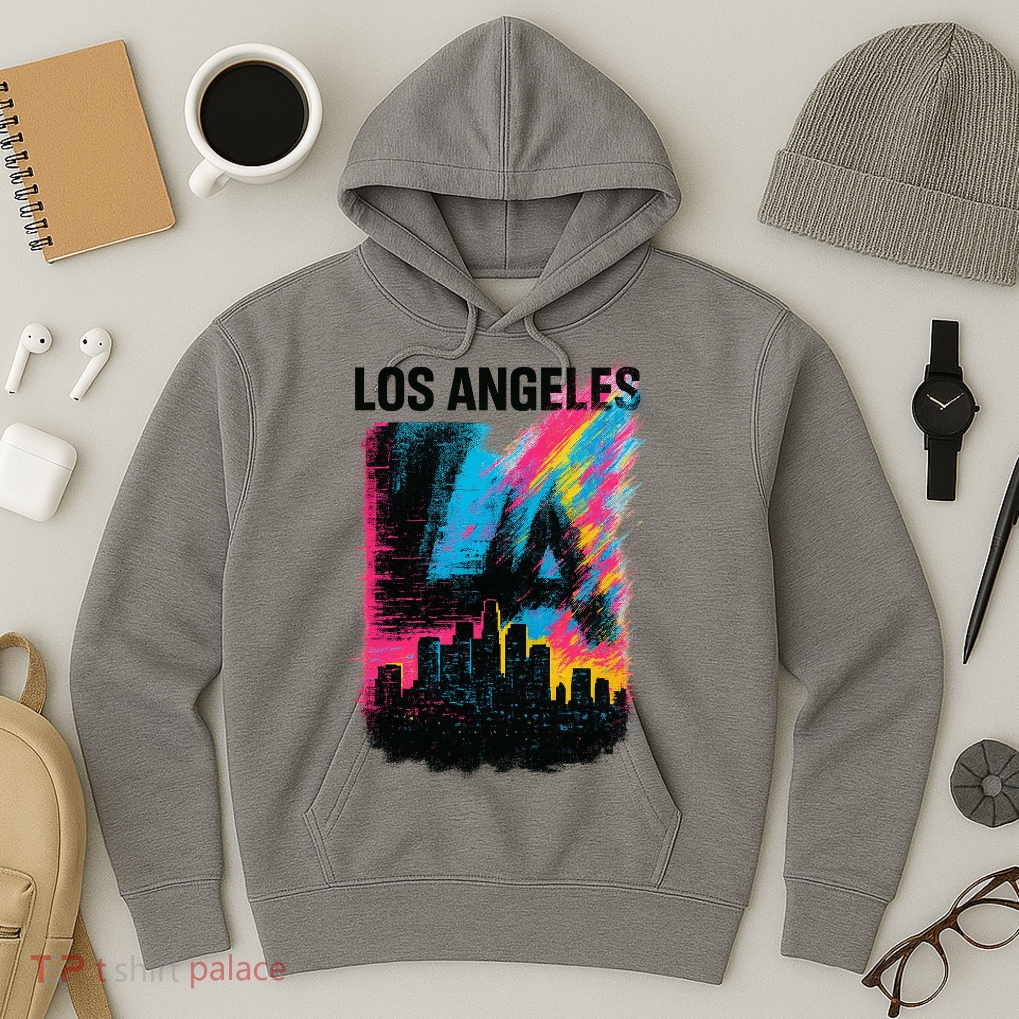 Electric LA Skyline Hoodie