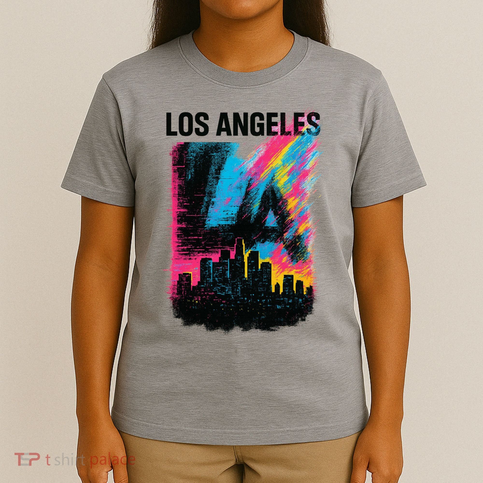 Electric LA Skyline T-Shirt