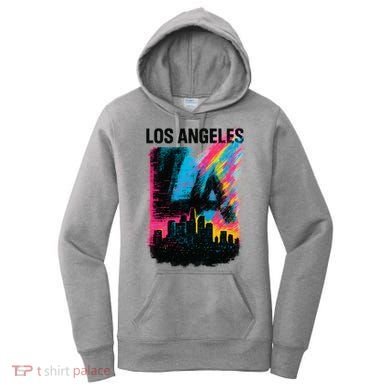 Electric LA Skyline Women's Hoodie