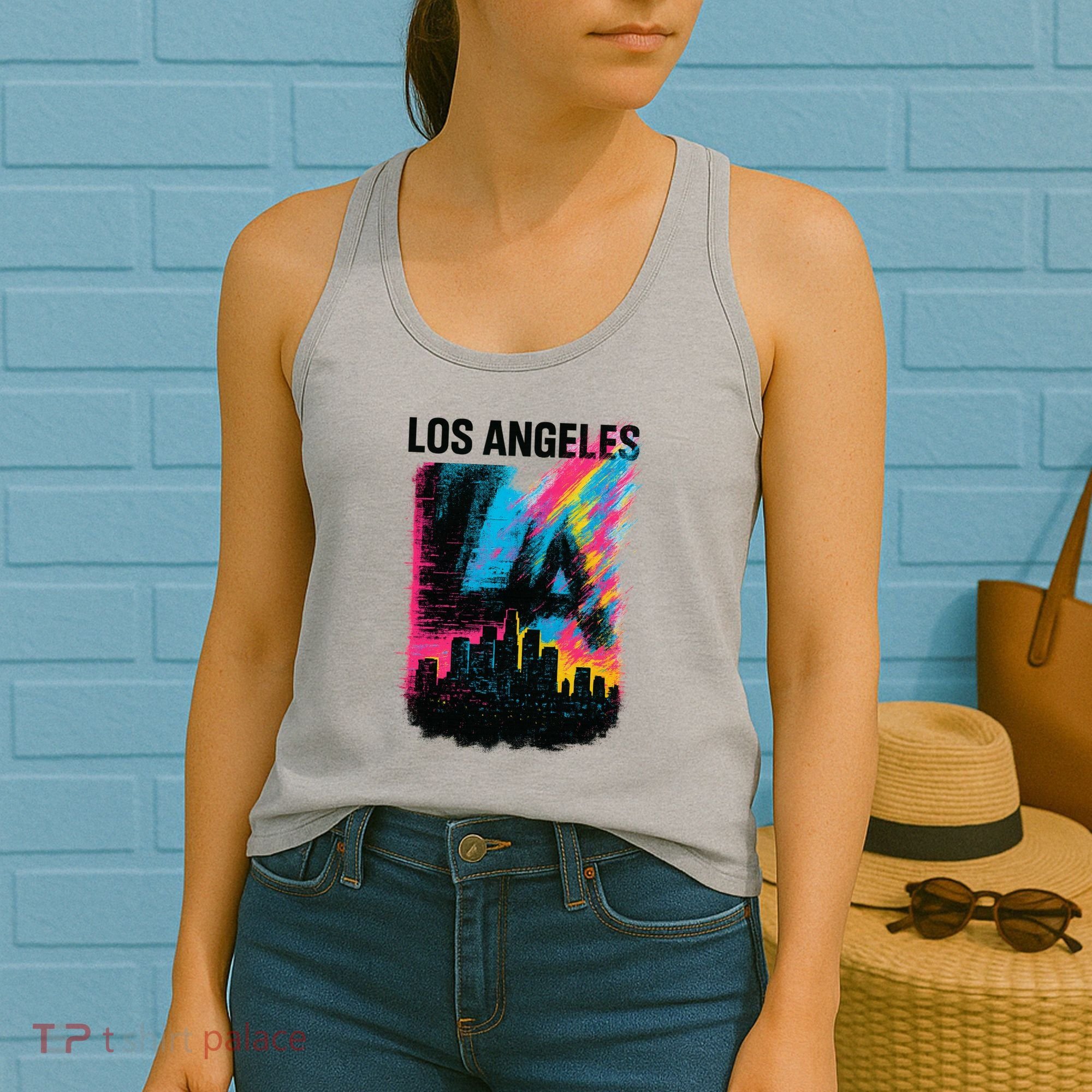 Electric LA Skyline Women's Tank Top