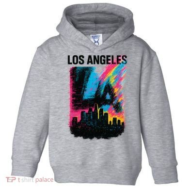 Electric LA Skyline Toddler Hoodie
