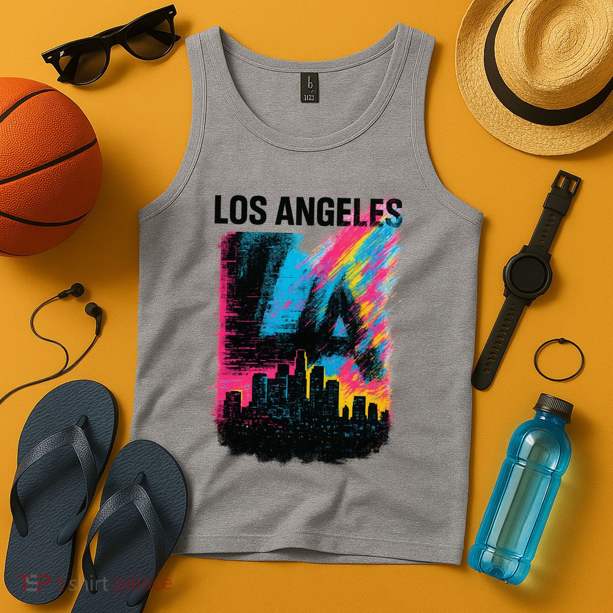 Electric LA Skyline Tank Top